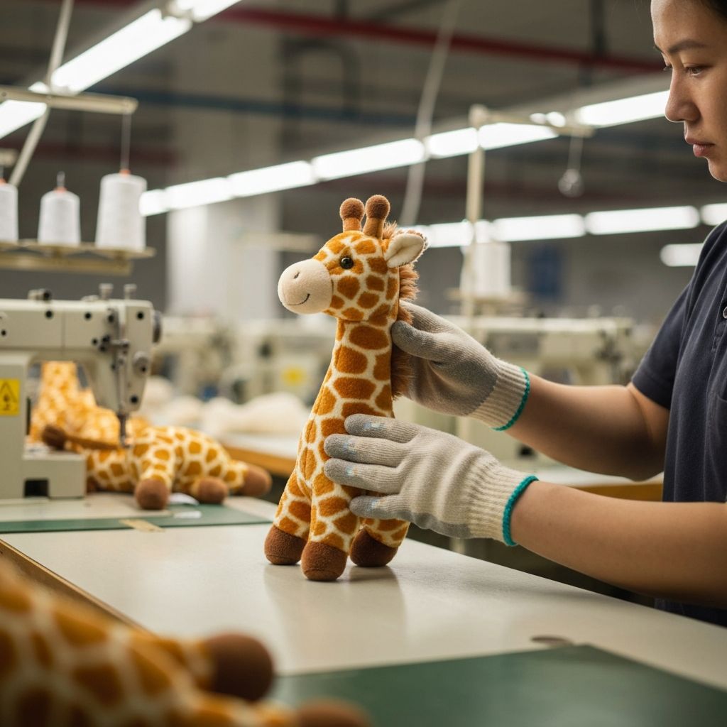 Giraffe toy manufacturing